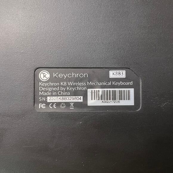 Keychron K8 Tenkeyless RGB Mechanical Keyboard Brown Switches Black - Picture 6 of 7